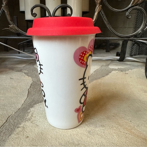 New Hello Kitty Coffee Mug with Lid - Picture 4 of 6